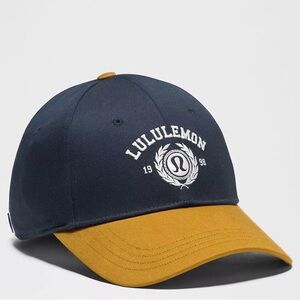 Lululemon Athletica Navy and Mustard Hat